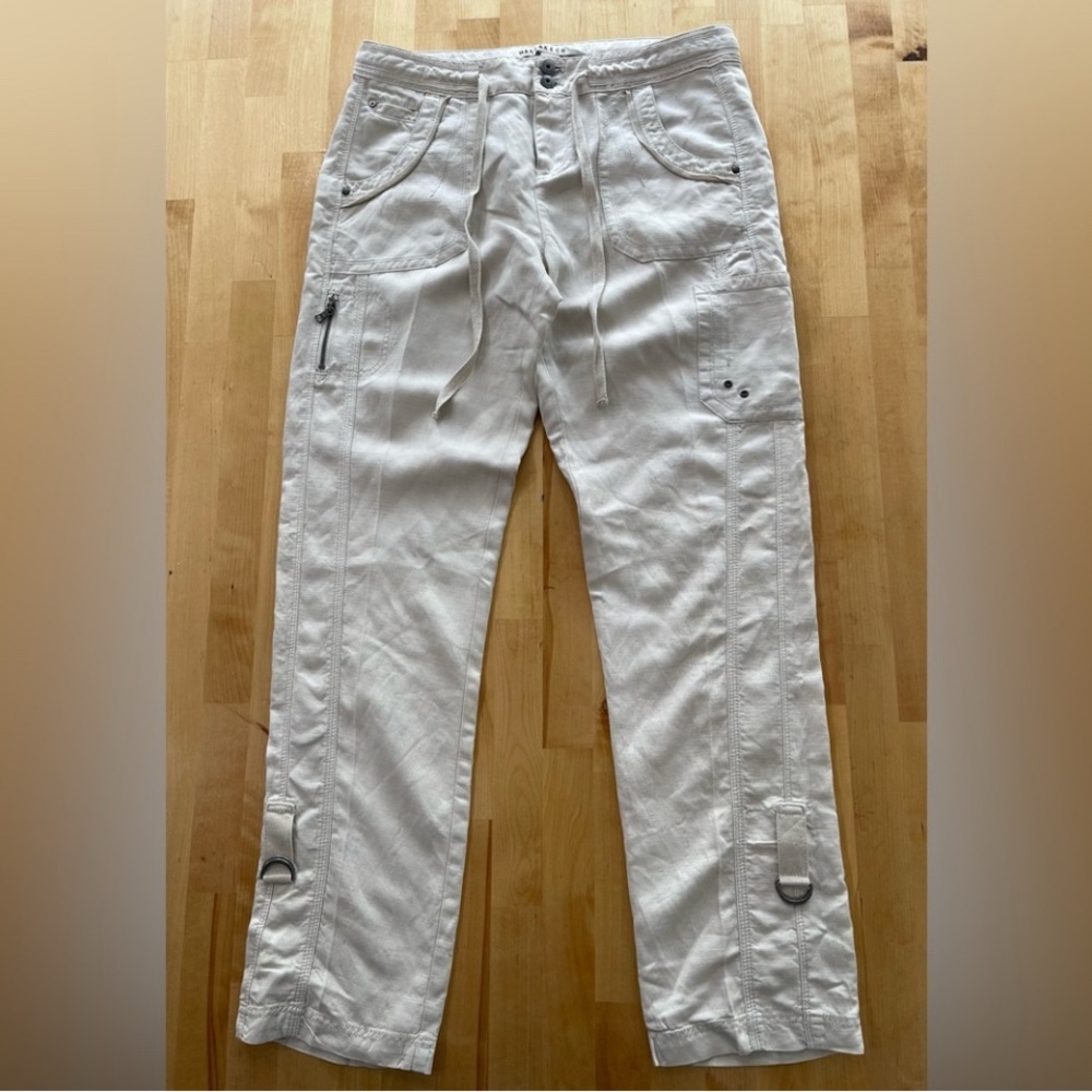 Marrakech Linen cargo pants, sz 26